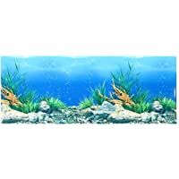 POPETPOP Fondo de Acuario: Fondo de Etiqueta de Pecera Papel Tapiz Adhesivo de Doble Cara 3D Decoración de Fondo…